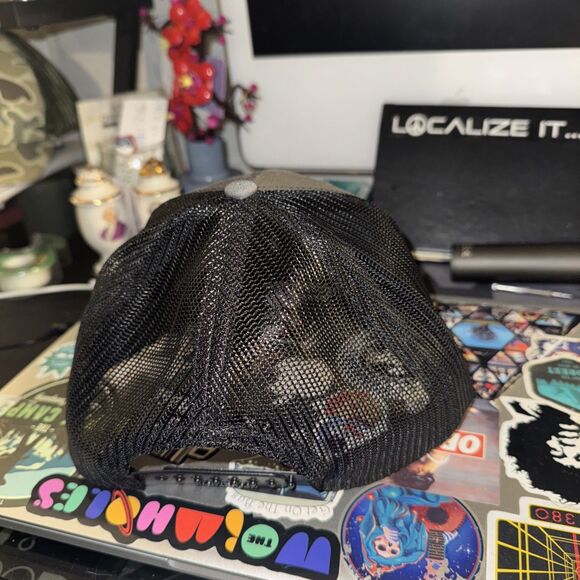 Southern Yell Gray trucker hat leather duck patch - Picture 2 of 3